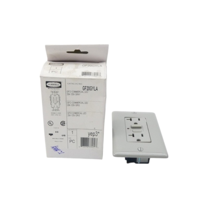 Hubbell Gf20Gyla 125V 20A Nsmp
