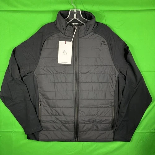 New Rhoback Mens Fulton Hybrid Jacket Size XL Black - product listing photo