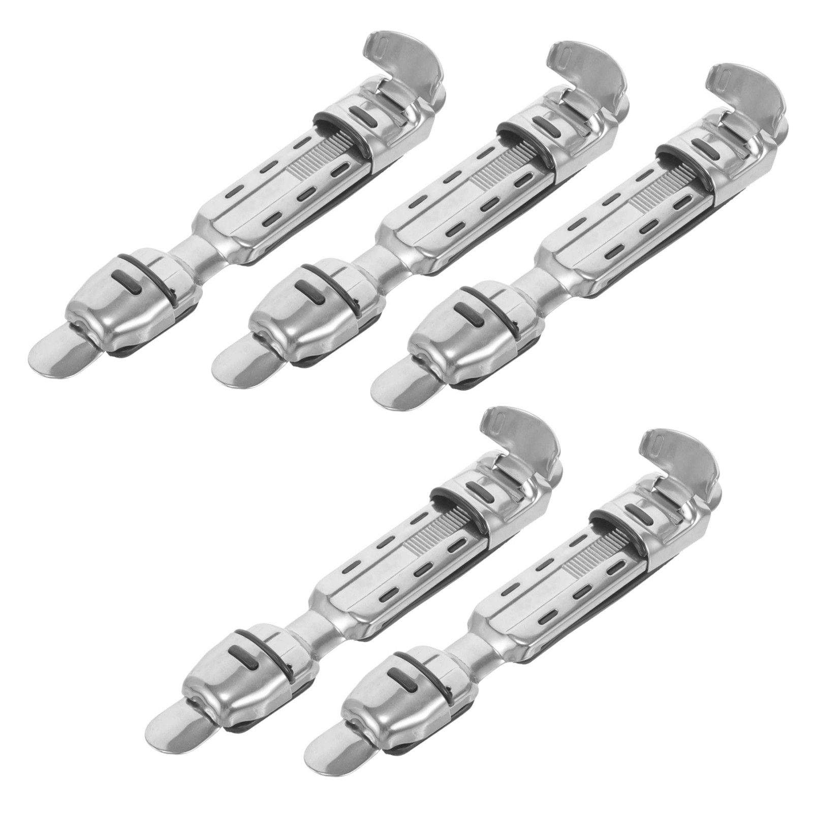 5 Pcs Stainless Steel Adjustable Fishing Rod Reel Seats Fish