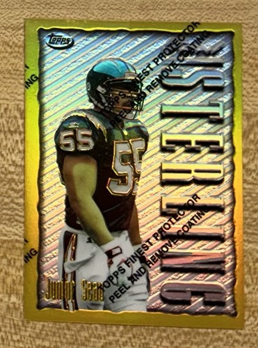 Junior Seau [Refractor] #278 1996 Topps Finest card