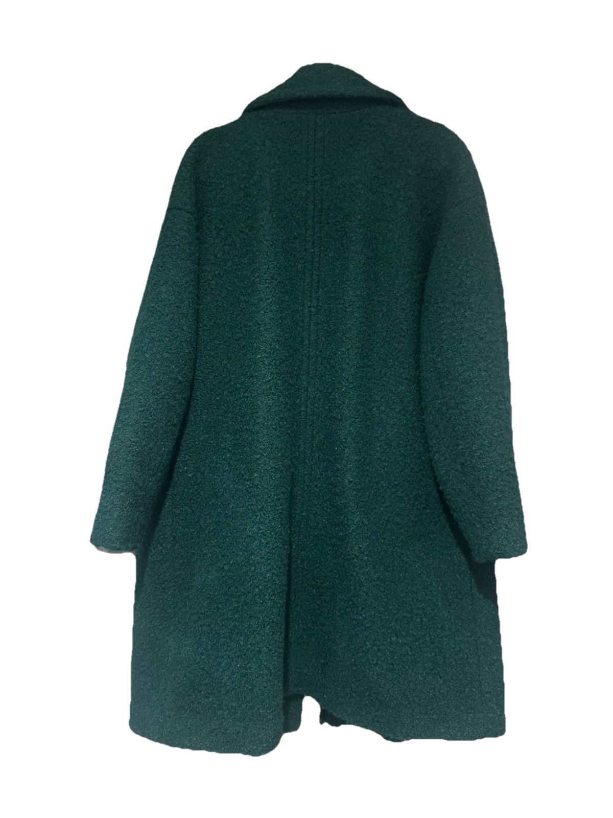 BCBGeneration Green Button Front Long Sleeve Over… - image 4