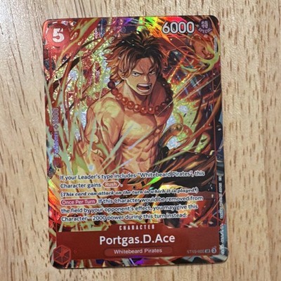 Portgas.D.Ace ST15-005 One Piece Illustration Box Vol 5 Super Rare