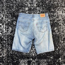Y2k Baggy Levi's 569 Light Wash Jorts size 36