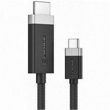 NEW ALOGICFUCHD1-SGR FUCHD1-SGR Alogic Fusion USB-C to HDMI Cable - 1m 3.28 ft