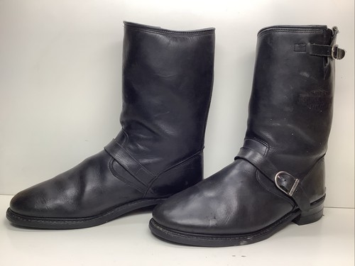 MENS HARLEY DAVIDSON ENGINEER BLACK BOOTS SIZE 13 D