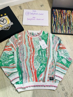   Brandneuer Carlo Colucci Strickpullover Sweater Knitwear Coogi Style Pulli