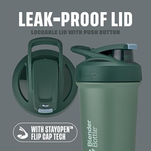 BLENDERBOTTLE BLENDERBOTTLE STRADA SLEEK SHAKER - SEAGLASS