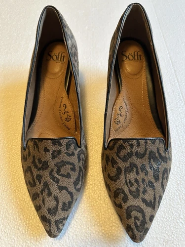 Söfft Leopard Print Heel SZ 8.5 Very Comfortable