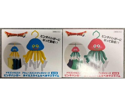 TAITO Dragon Quest Pinch Hanger Heal Slime & Full Heal Slime Set of 2 Japan NEW