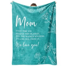Gifts for Mom Christmas, Mom Birthday Gifts Blanket, Moms Gift for Women from...
