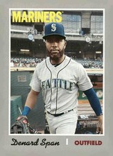 2019 Topps Heritage #339 Denard Span