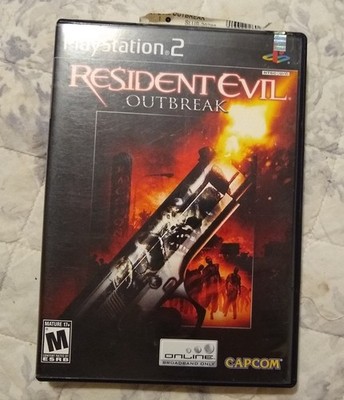 Sony PlayStation 2 PS2 Resident Evil Outbreak 2003 CIB Tested Works Some Wear