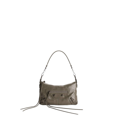 BALENCIAGA City Moto Mini $1690 Army Green Shoulder Bag New & Authentic