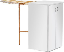 Sicignano | Mobile Asse Da Stiro Multiuso, in Legno, 2 Ante, 43X55X85 Cm - Organ