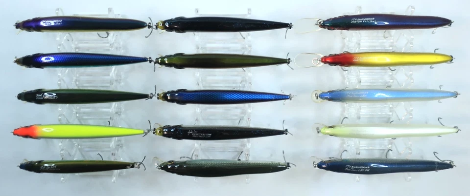 Lote de 15 Megabass Vision110 (Jr, SW,LBO,R,R+1) (Gancho cambiado, pintura pelada) Foto 2 de 4