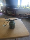 Vintage Brevettato Thumb Pump Oiler G.200 Oil Can, Italy, Metal Can, Flex Spout — photo 1