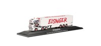 "Herpa 122306 - 1/87 Scania Cs 20 Hd KüHlkoffer-Sattelzug \"Eisinger\" - Neu"