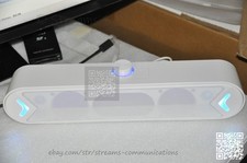 LENRUE Wired USB-Powered Computer Speaker A39 Pro in White