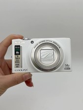 Nikon COOLPIX S8200 White 16.1MP Compact Digital Camera 14x Optical Zoom