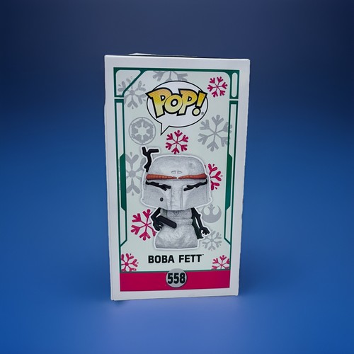 Funko Pop! Star Wars 558 Boba Fett Snowman Vinyl Figure New - Picture 2 of 4