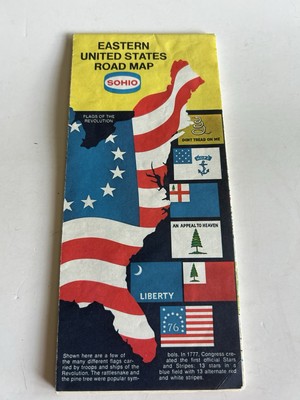 1976 Sohio Road Map of Eastern United States