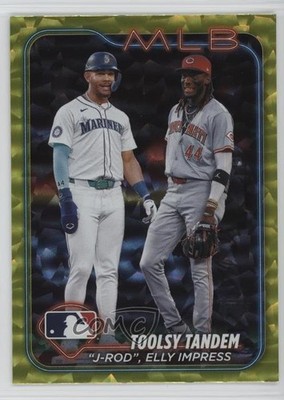 2024 Topps Update Yellow Crackle Foilboard 14/50 Elly De La Cruz Rookie RC zo6