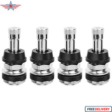 Tr416 Valve Stem 4 Pack Premium Metal Tire Valve Stems For Tubeless Tires Fits
