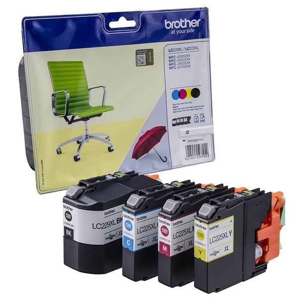 4 Original Brother Druckerpatronen LC-229 Xl Valbpdr FüR MFC-J 5620 Dw Multipack-image