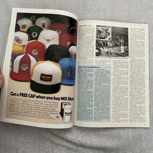 VINTAGE 1984 SUPER BOWL XVIII PROGRAM LA RAIDERS  WASHINGTON REDSKINS - Bild 4 von 7
