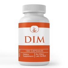 Pure Original Ingredients DIM Diindolylmethane Supplement, 100 Capsules, Lab