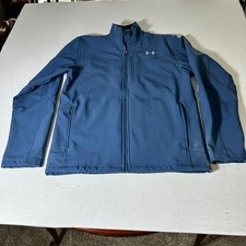 Under Armour Soft Shell Men's Jacket - Blue Medium