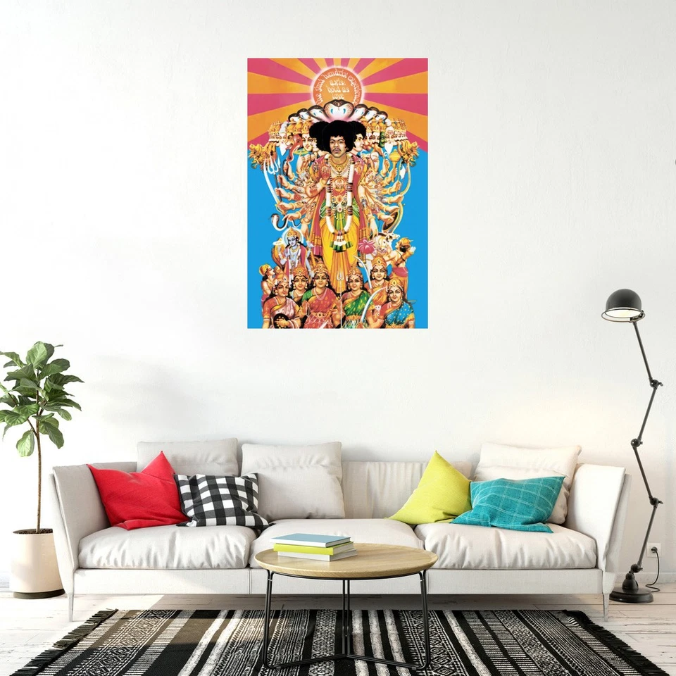 The Jimi Hendrix Experience - Pôster musical (Axis Bold As Love - Capa do álbum) - Imagem 3 de 4