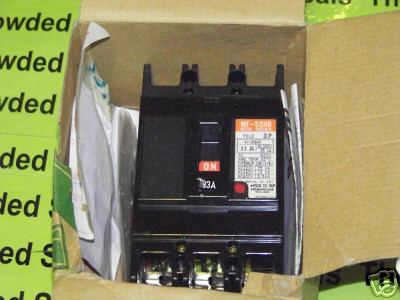 Hitachi MF-50HB Circuit Breaker 30 Amps MF50HB 3 Poles 600 Volts New