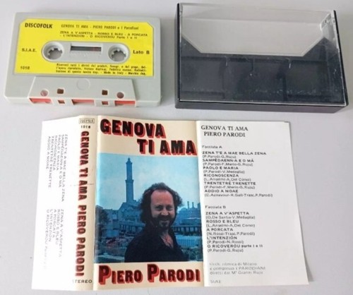PIERO PARODI VERY RARE MC K7 y 1978 Genoa loves you AUDIOCASSETTA ZENA - Picture 16 of 24