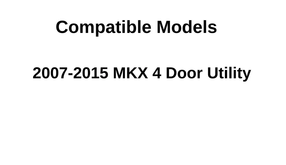 Fits 2007-2015 Lincoln MKX Rear Window Back Glass Heated   Foto 4 de 4