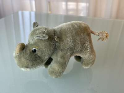 Steiff Tier Nashorn 14 x 10 cm - Top Zustand  