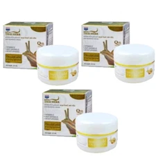 Snail Gold Face Cream Royal Thai Herb Anti-Aging Moisturizer Q10 50 g x 3