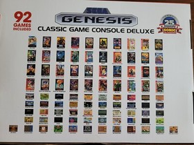 AtGames Sega Genesis Classic Mini Game Console Deluxe w/92 Games included&nbsp;