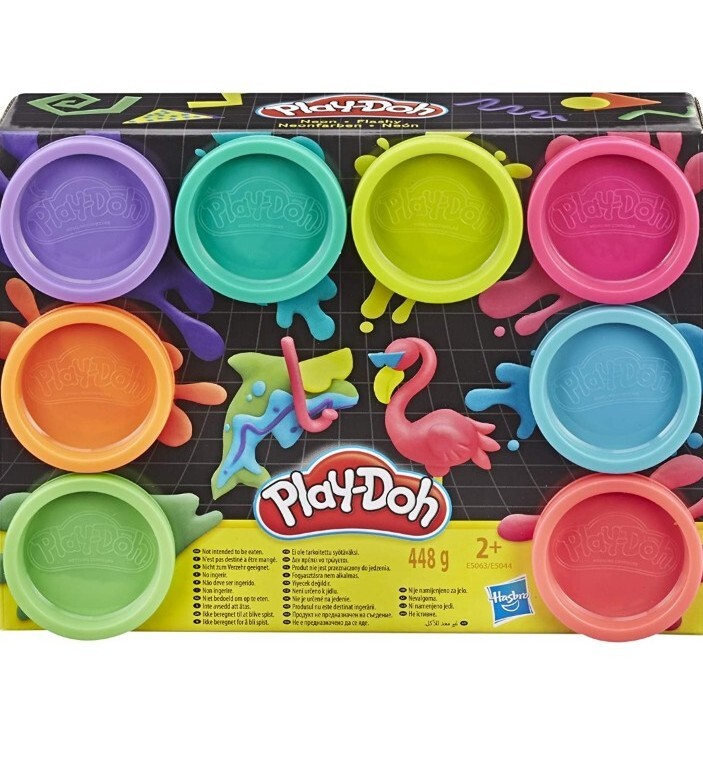Pâte à modeler Play-Doh fluo pour occuper les enfants le mercredi après-midi