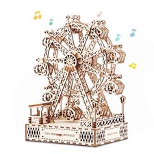 Cuteefun Modellini in Legno da Costruire, Ruota Panoramica Meccanica con
