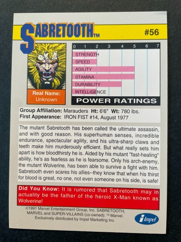 FINISH YOUR SET 1991 Impel Marvel Universe Series 2 II Pick the Card - Picture 112 of 322