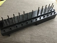 MID CENTURY Vintage Industrial Design THREAD SPOOL BOBBIN RACK MINIMALISM