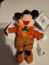 Disney Bean Bag Plush - BOB CRATCHIT MICKEY Mickey Mouse  9 inch - Mint w/Tag