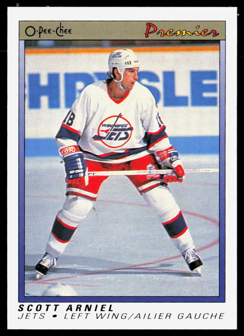 Scott Arniel 1990-91 O-Pee-Chee Premier #1 NMT
