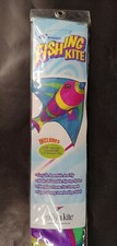 Aqua Fish 46" Wing Span Fishing Kite w/3 15' Tail by Go Fly A Kite NEW u-5A