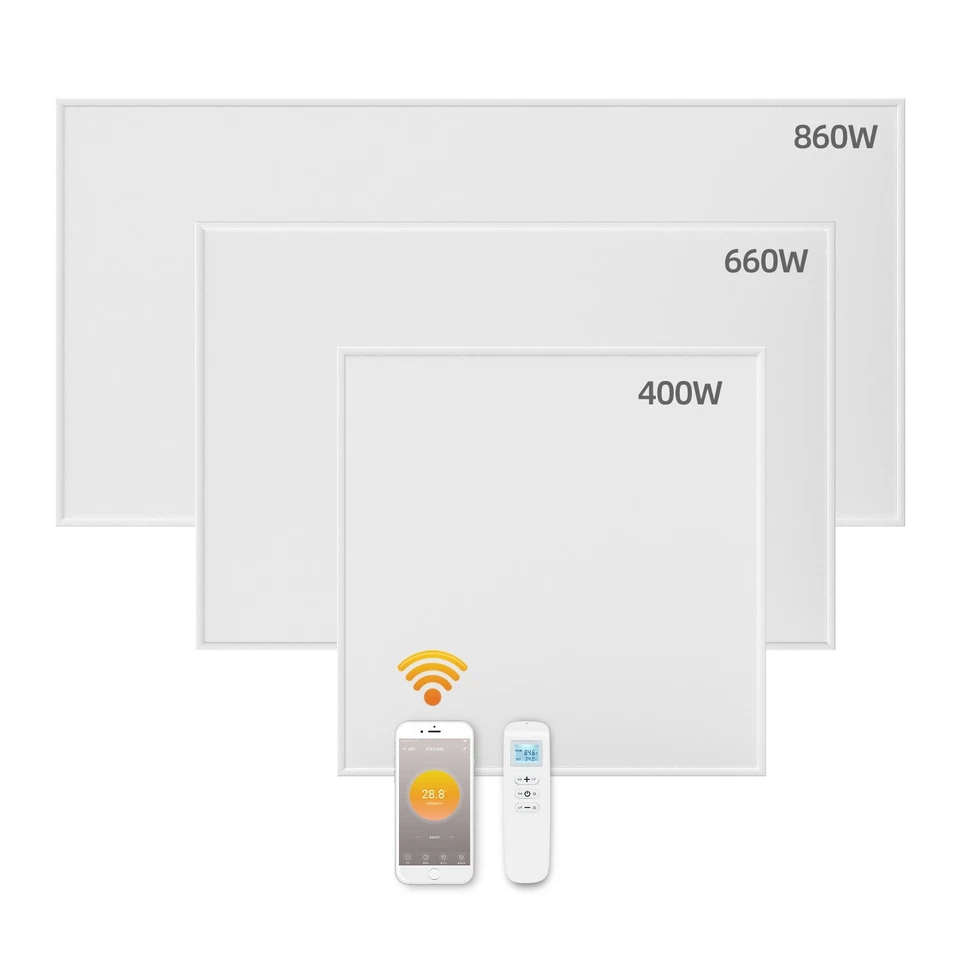 BYECOLD Infrarotheizung mit WiFi Infrarot Heizgeräte Deckenheizung Heizkörper