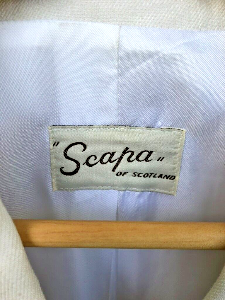 Vintage SCAPA OF SCOTLAND 5-button Equestrian style Italian