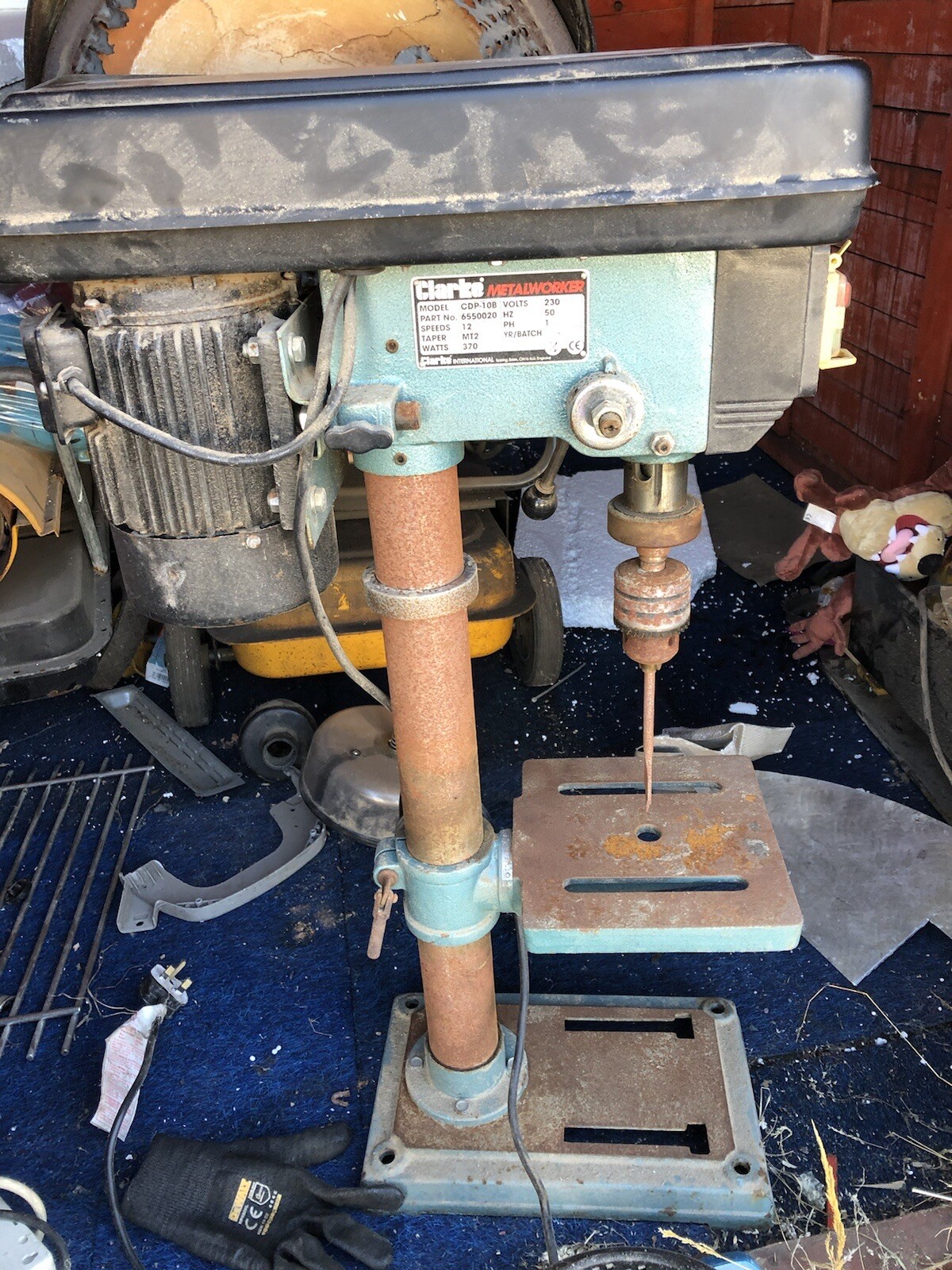 Clarke Metalworker 12 speed Drill Press CDP10B preowned eBay