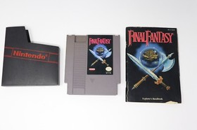 1985 Final Fantasy NES Nintendo W/ 1990 Manual, Dungeon & Game World Maps Set