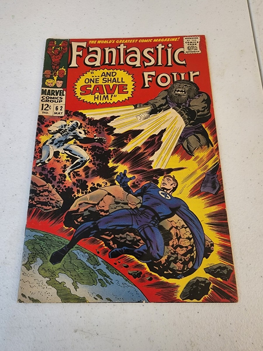 Fantastic Four #62 1st App of Blastarr 1967 Marvel Comics | eBay